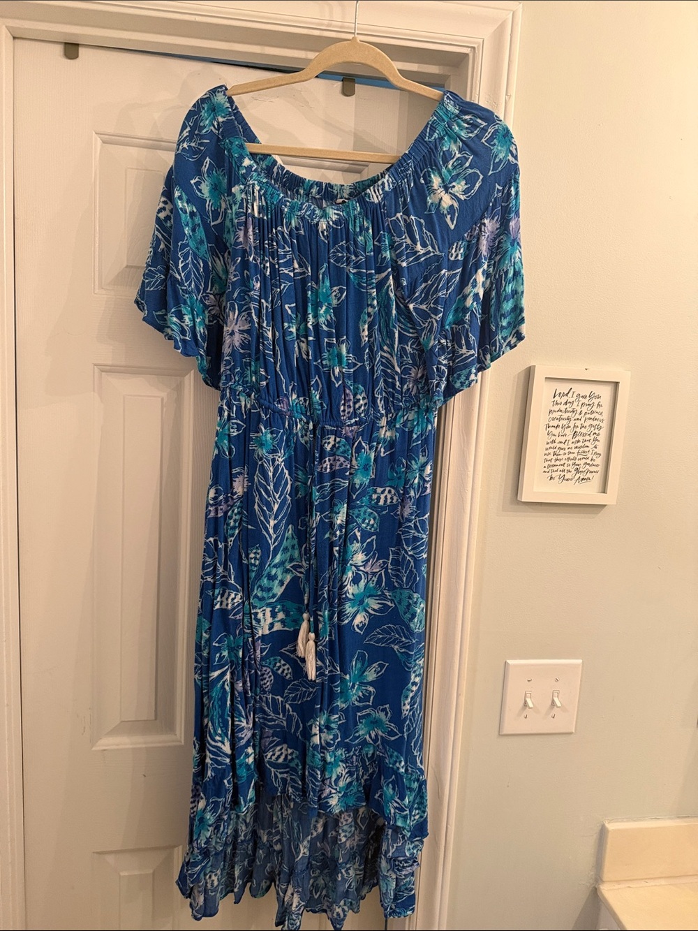 Blue Island Blue Floral Dress